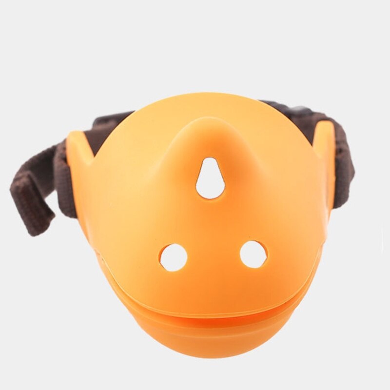 Rhino Mond Vorm Verstelbare Hond Muilkorf Tough Duurzaam Anti Bijten Barking Dog Mond Cover Ademend Hond Training