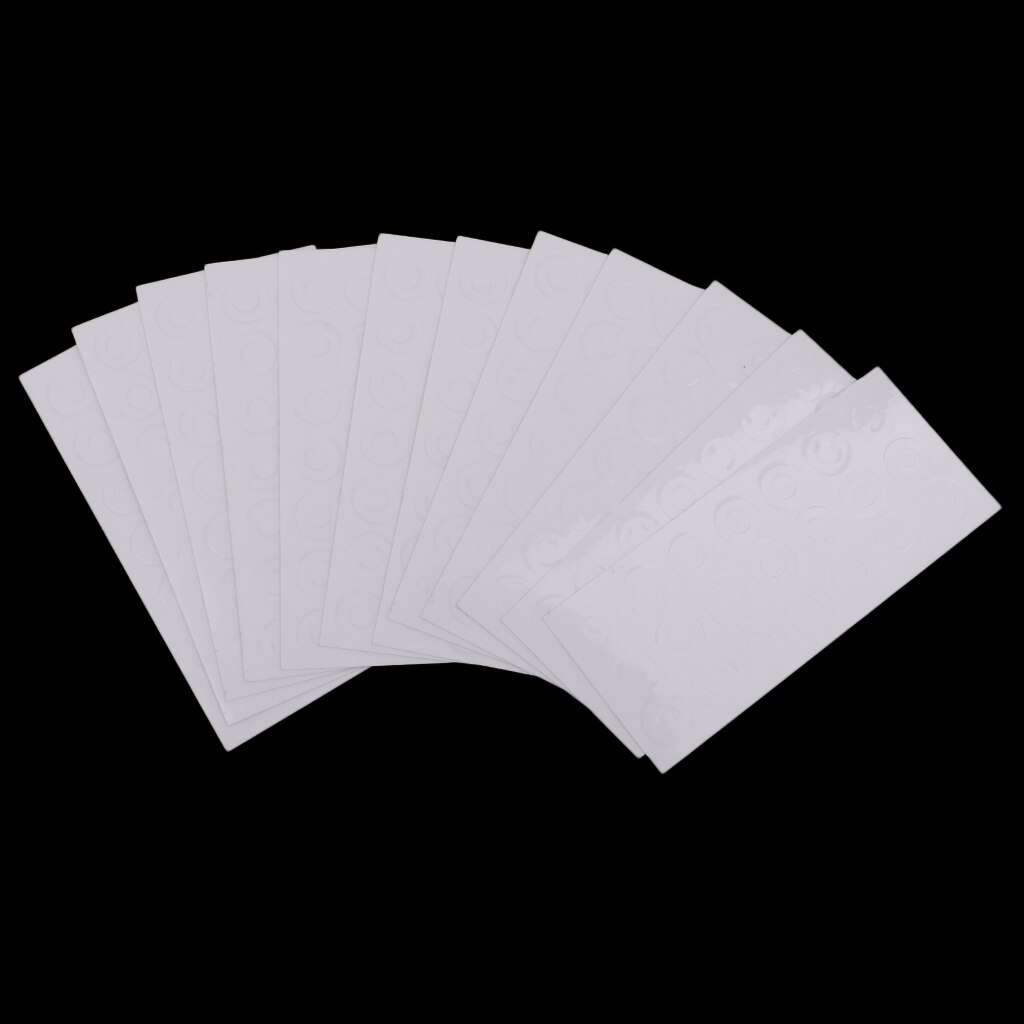 12mm Cirkel Losse Blad Versterking Stickers Gat Versterkingen Labels 12 Vel/Pak