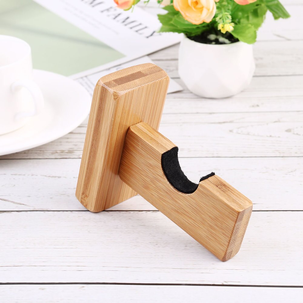 Baseball Bat Display Rack Wall Mounted Bat Holder Bamboo Bat Display Case for Placing Baseball Bat Softball Bat Hockey Stick (: Khaki