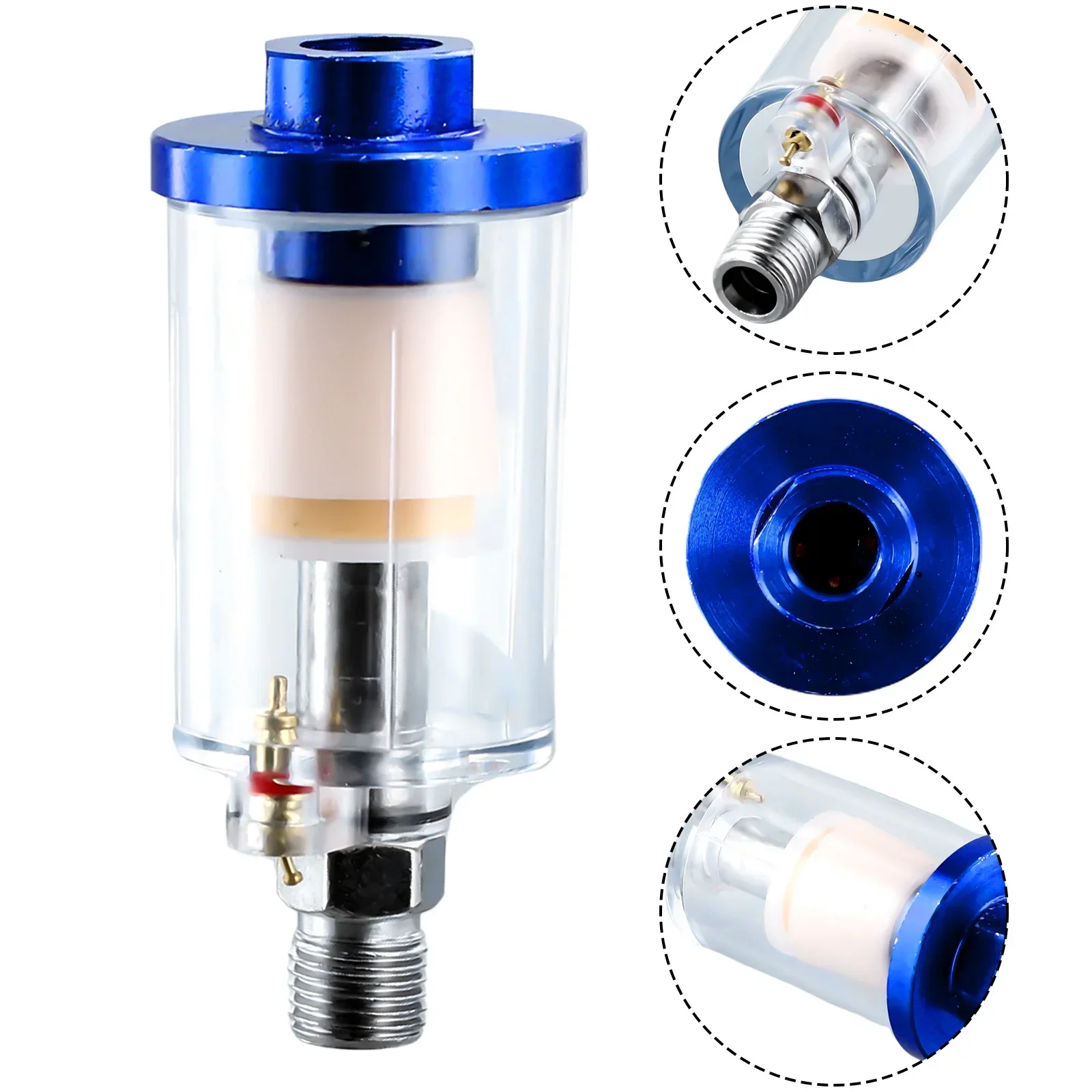 Olie Waterfilter Afscheiders Mini Water Luchtfilter Filter 1/4 ''Draad 0.3 Luchtcompressor Vochtvanger Lucht Filterseparator Regelaar