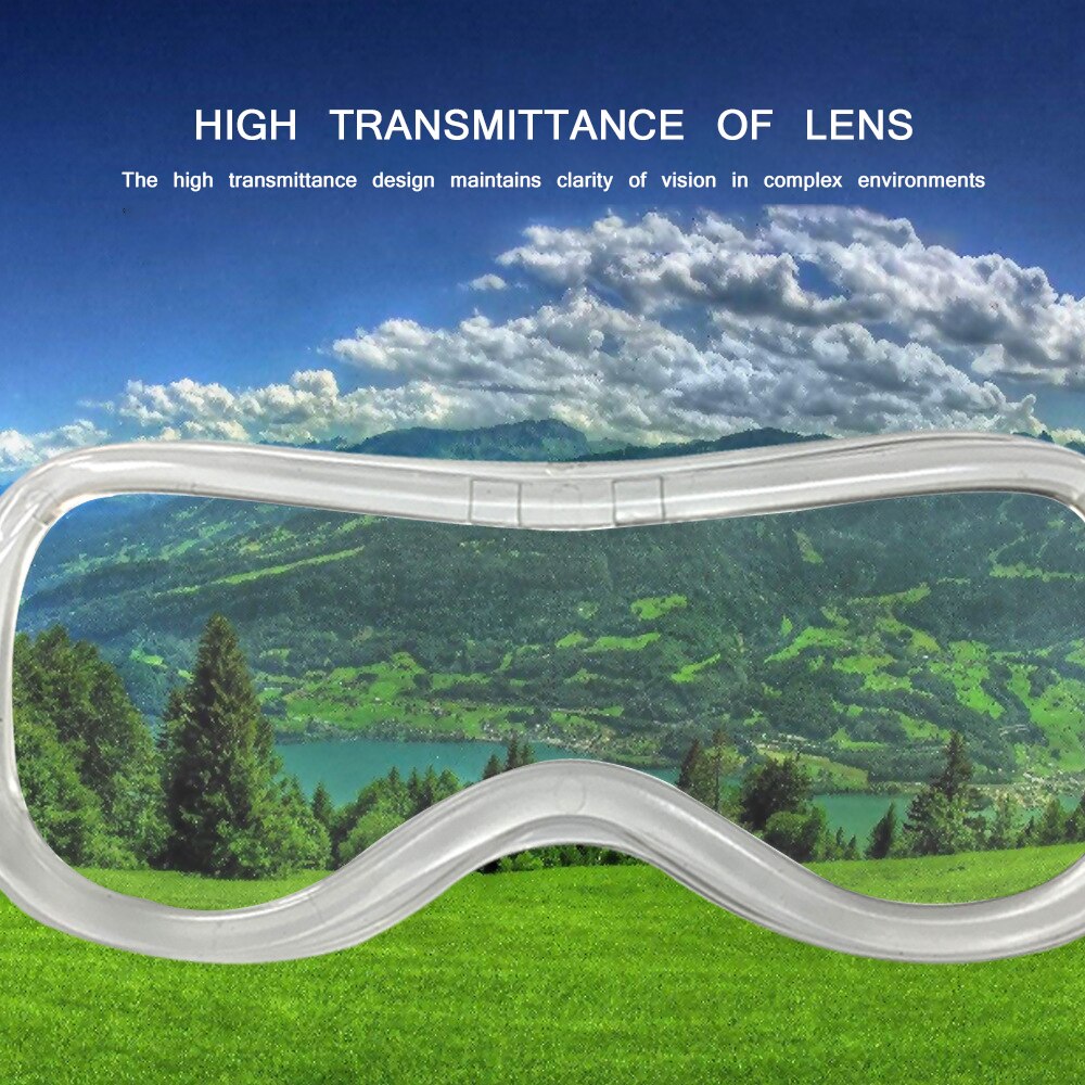 Transparent Safety Goggles Anti-Splash Impact-Resistant Work Safety Protective Glasses For Carpenter Rider Eye Protector