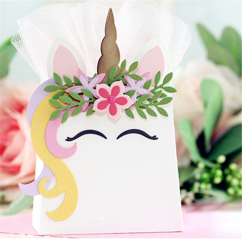 Long Hair Unicorn Set Metal Cutting Dies Stencil Vicedeal