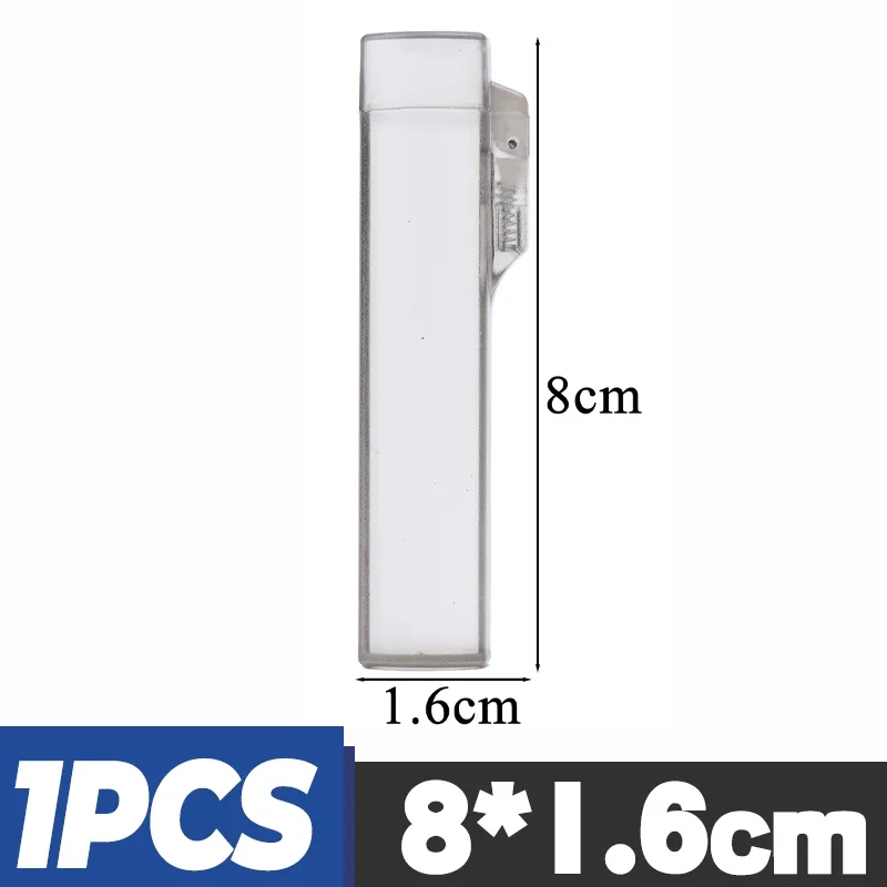 10/1 stk. bærbar gjennomsiktig tannpirkerholder gjenbrukbar tannpirkeroppbevaringsboks bomullspinneetui nåleetuier restaurantutstyr: Svart