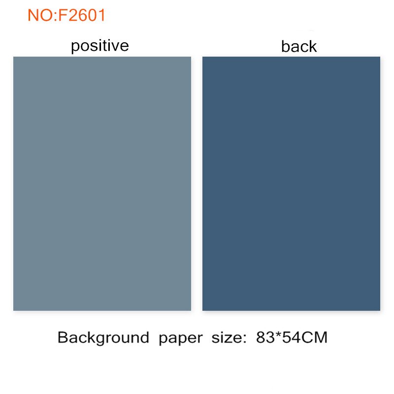 Morandi couleur Double face tir fond tissu couleur Pure fond papier ins vent NetRed décoration photographie accessoires: F2601