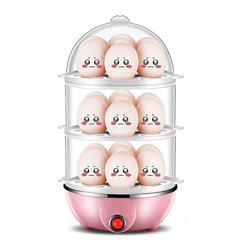 Multifunctional Lazy Double-layer Egg Cooker, Electric Egg Pan, Automatic Shutdown Egg Steamer, Breakfast Machine: pk2