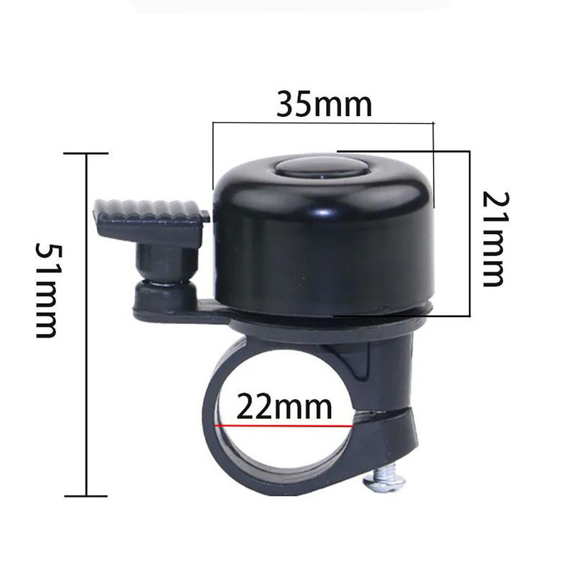 1~3 pezzi campanello per bicicletta in lega di alluminio MTB anello per clacson allarme sonoro di sicurezza manubrio allarme di avviso ciclismo accessori bici per bambini