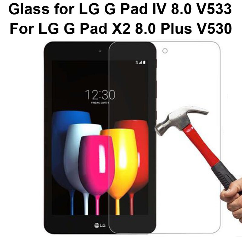 Voor Lg G Pad X2 8.0 Plus V530 Gehard Glas Screen Protector Gpad Iv 8 Inch V533 Gpad4 Screen Film