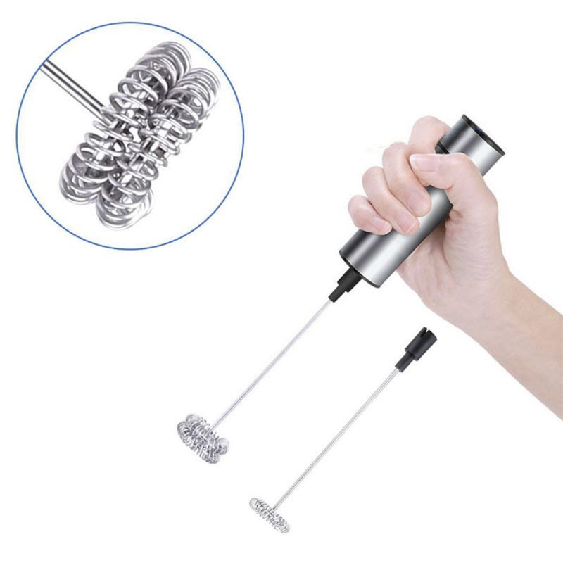 Handheld Electric Milk Frother Ideal for Coffee Matcha Tea Milk Lovers