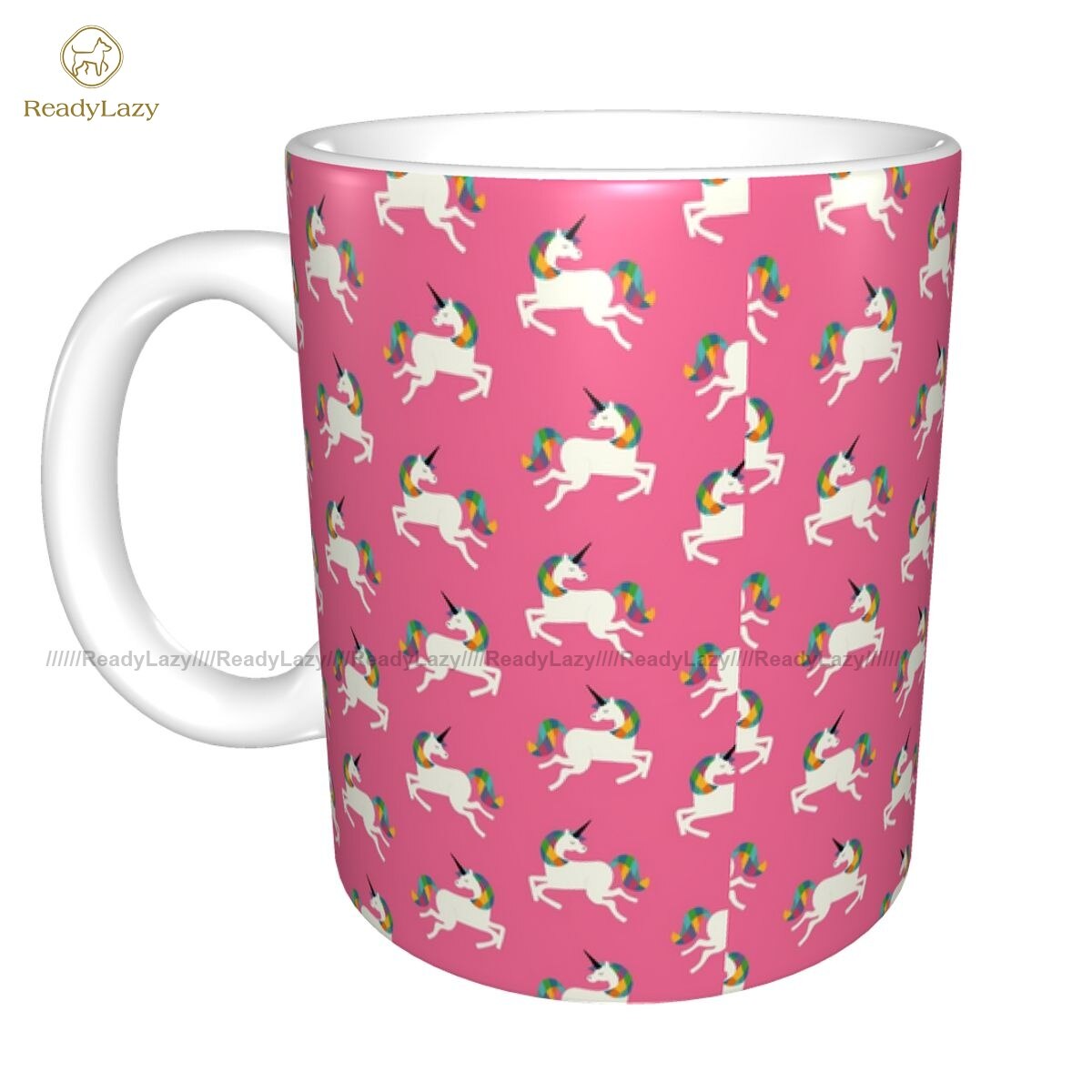Unicorn Mug Funny Mug Ceramic Chocolate Cups: 3
