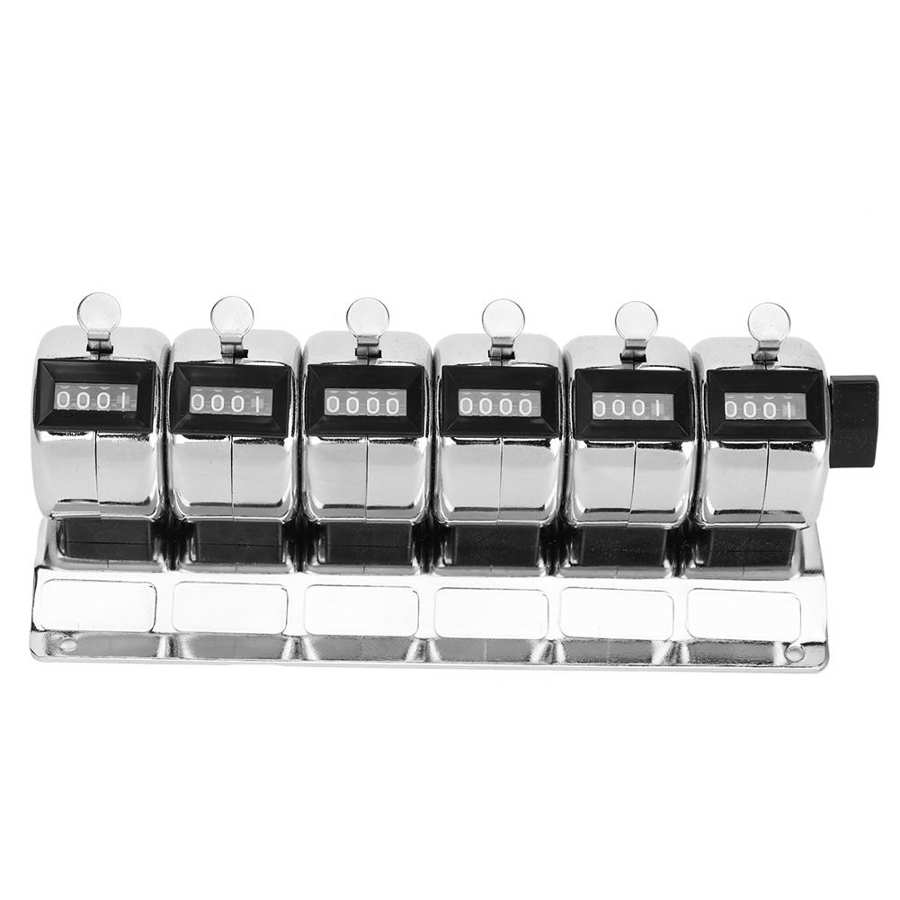 Mechanical Counter Metal Manual Clicker 4-Digit Co... – Grandado