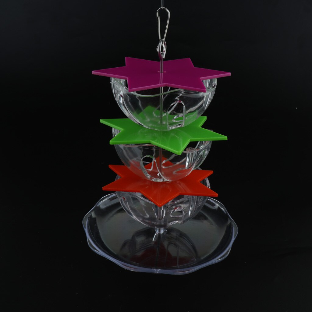 Parrot Foraging Toy Feeder Bird Cage, 6 Styles - pick: three layer 02