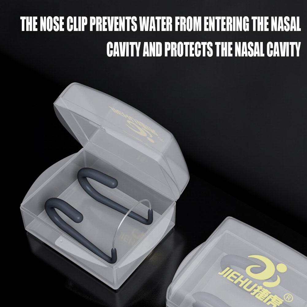 1pc swimming nose clip Universal Swim Training Waterproof Soft Silicone Swimming Nose Clip Plug Wire swimming nose