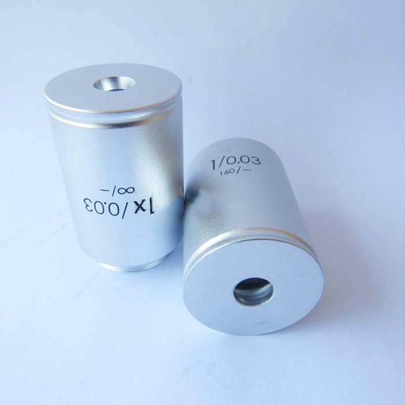 Objective Lens Microscope Low Magnification Objective Lens 1x 2x Infinity Objective Lens Microscope Accessories