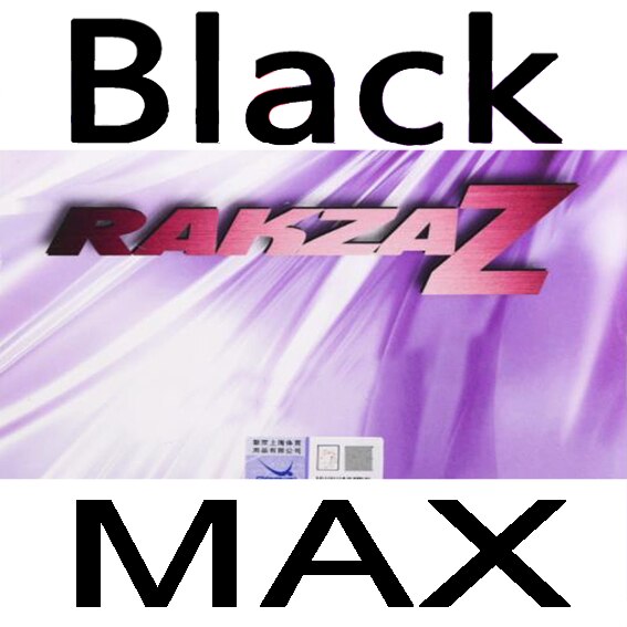 Original Yasaka RAKZA Z table tennis rubber B-87 pimples in fast attack with loop for table tennis racket ping pong racket: black MAX