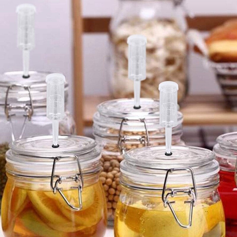 Fermentation Lids Airlock Kit with 6Stopper,Air Lo... – Vicedeal