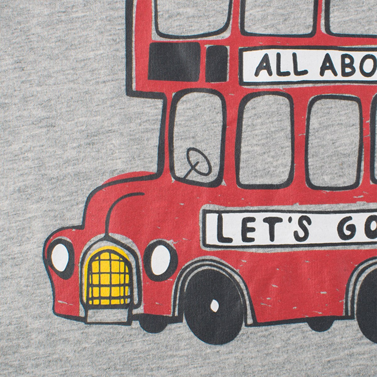 Di modo del Ragazzo 1T-9T Bus Del Fumetto Stampato Pullover Dei Bambini di Estate T-Shirt Casual Stile Capi di Abbigliamento