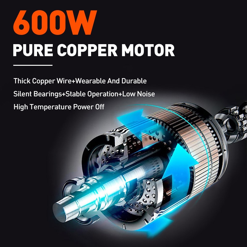 4 Blades 3 Speed Electric Hand Blender 4 in 1 Kitchen 600W Food Mixer Egg Beater Vegetable Meat Grinder 220V Stainless Steel