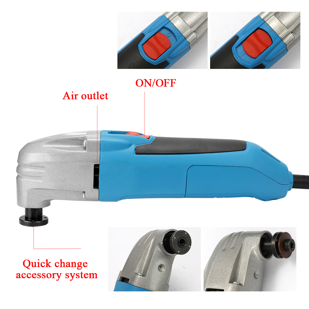 Multifunctional Trimming Machine Oscillating Power Tool Electric Trimmer Trepanning Slotting Cutting Polishing Machines