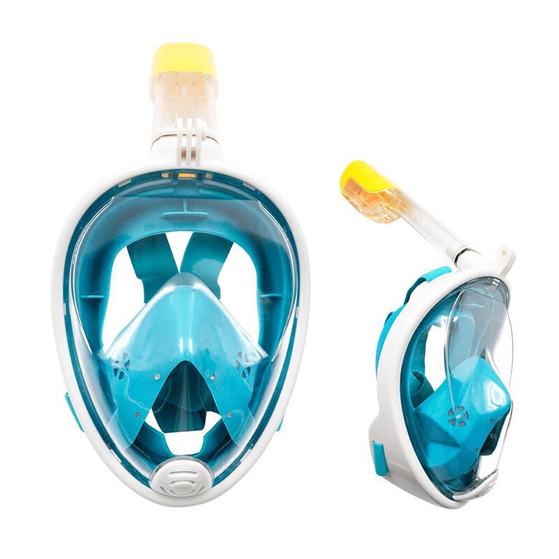 Maschera per immersioni subacquee copertura integrale per il viso Snorkeling subacqueo maschere da nuoto antiappannamento per pesca subacquea uomo/60