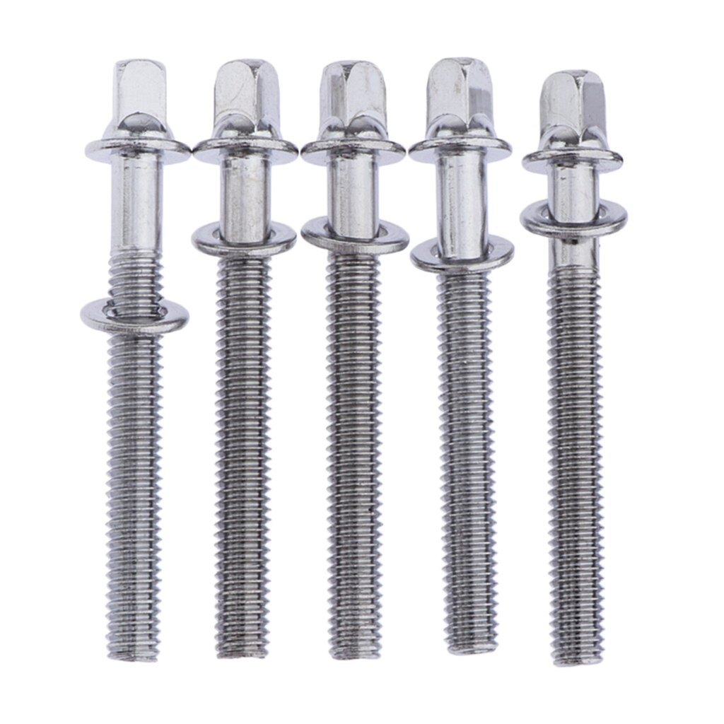 Varillas de tensión para tambor Tom, novedad, 45/55/65/75mm, 5 uds.