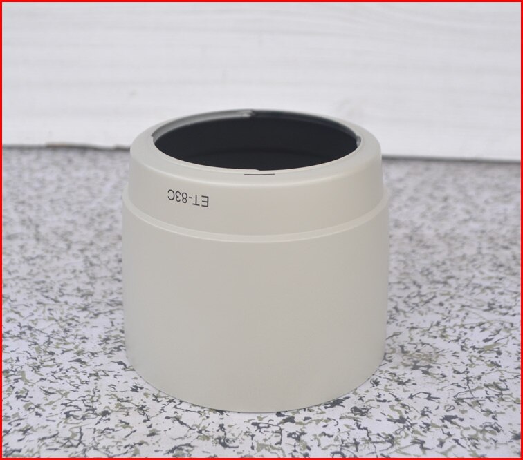 White Lens Hood Shade ET-83C for Canon EF 100-400mm f/4.5-5.6L IS USM replaces CANON Lens Hood ET83C