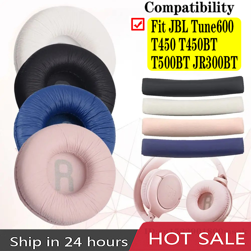 Wymienne piankowe nauszniki do JBL Cushion Cover, zestaw słuchawkowy, nauszniki 70 mm, Tune600, T450, T450BT, T500BT, JR300BT, 1 para