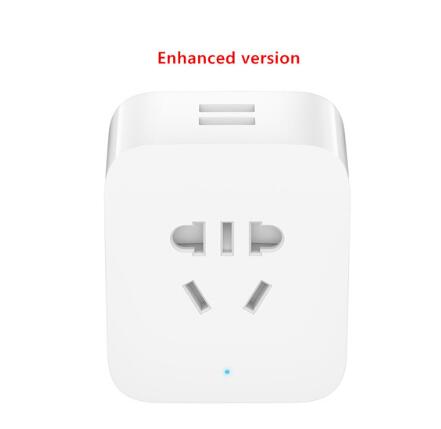 Xiaomi Original Mijia Smart Plug Socket Enhanced Dual USB Fast Charger ZigBee/Basic Socket USB Wireless WiFi Mi Home APP Control: add UK adapter / Enhance version