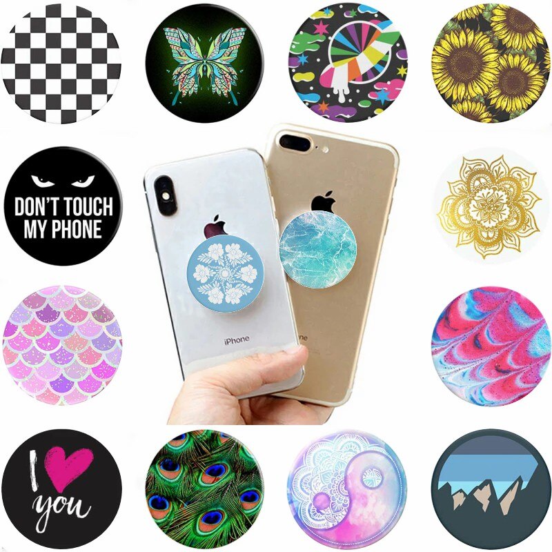 Попсокет Popping Telefon Stehen Buchse Waten Halterung Telefon Halter Faul Finger Ring tasche buchse Für alle Handys