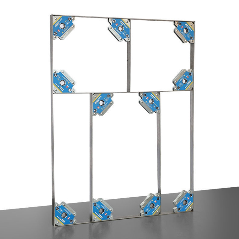 4pcs Triangle Welding Positioner with Magnetic 45° 90° 135° Multi-Angle Max 28lbs Heavy Duty Neodymium Welding Magnets