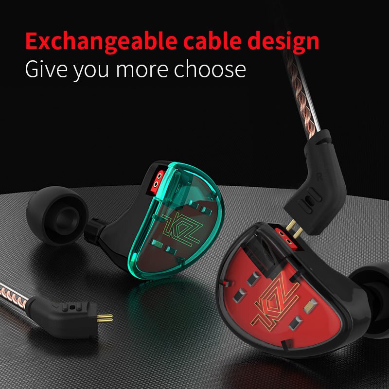 KZ As10 5BA+5BA For Phones And Music Noise Cancelling Sports Dynamic Hybrid 5 Balanced Armature Driver Monitor Earphone