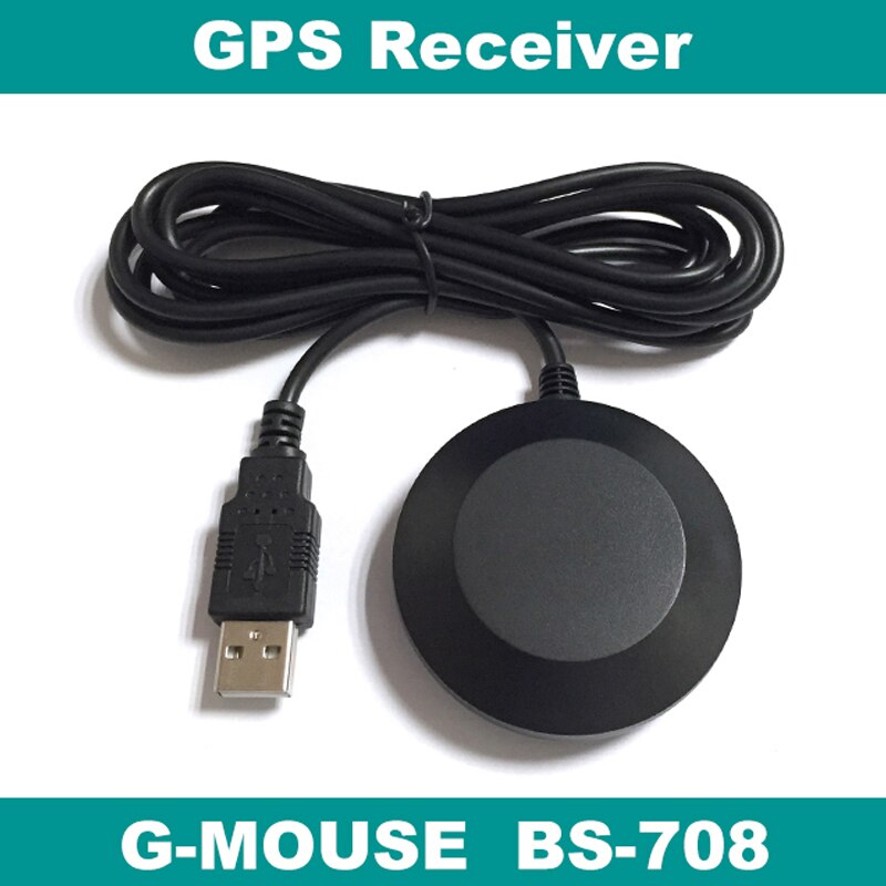 GPS ontvanger, USB GPS ontvanger module antenne, laptop, BS-708, vervangen BU-353S4 BU353S4