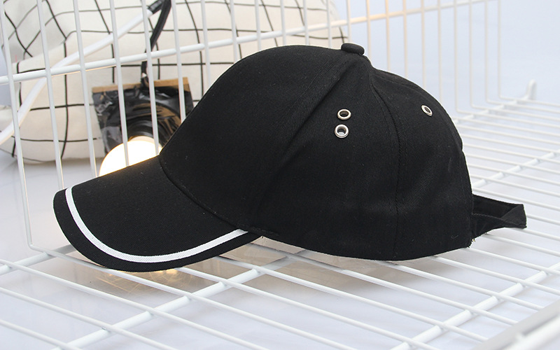 mode lange riem gebogen baseball hoed Mannen en vrouwen Koreaanse mode wilde borduren cap outdoor zonnehoed vrouwen hoed cap