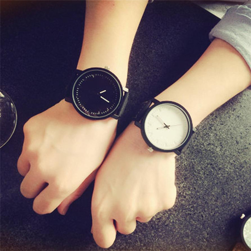 Mode Superieure Unisex Mannen Vrouwen Quartz Analoge 'Polshorloge Horloges Levert