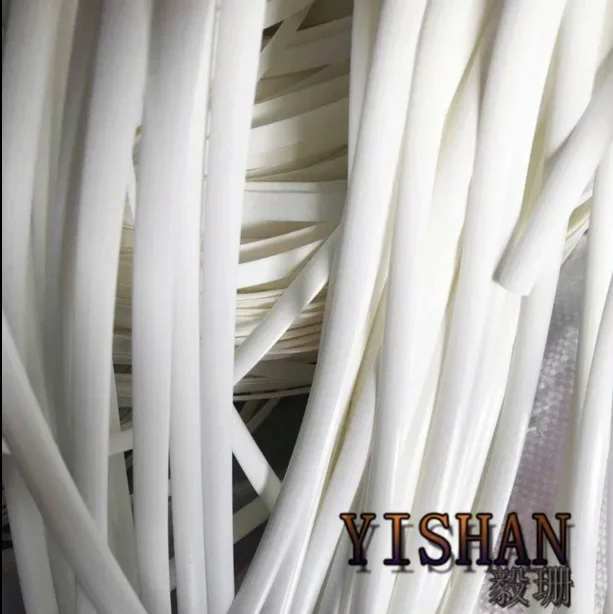 70Meters(500g) Width:8mm White Gradient Flat Synthetic Rattan Weaving Material Plastic Knit Repair Chair Table PE Rattan: Coffee