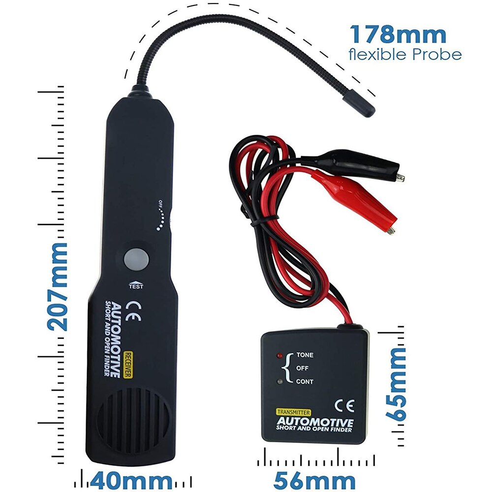 6-42V Dc Cable Tracker Korte & Open Circuit Finder Tester Auto Voertuig Reparatie Checker Apparaat