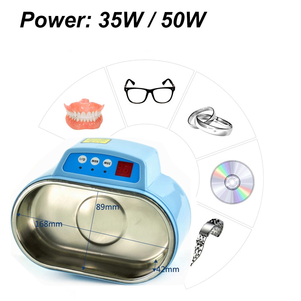 Limpiador ultrasónico de 110V/220V máquina de limpieza de placas de circuito de gafas de baño ultrasónico máquina de esterilización por ultrasonido