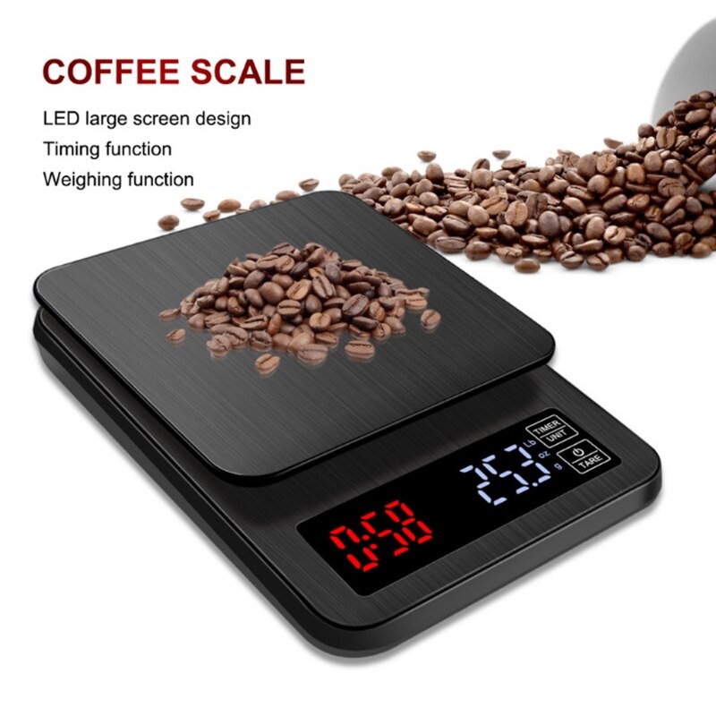 Handmade Coffee Electronic Digital Scale Slim 3Kg/5Kg Coffee Weighing Gadget