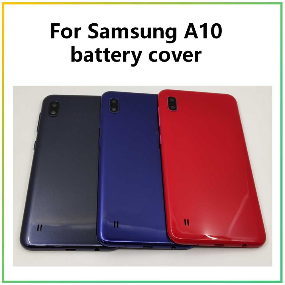 For Samsung Galaxy A10 A105 A105F Back Battery Cover Glass For Samsung A10 Battery Cover Housing Door Rear Case Replacement