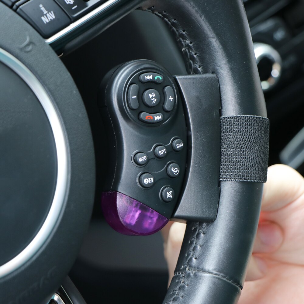 Zwart Draagbare 11-Key Controller Auto Stuurwiel Controller Auto MP5 Multimedia Speler Dvd Auto Stuurwiel Multimedia