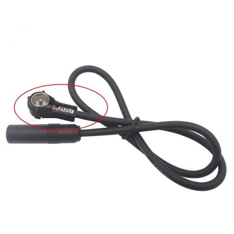 Auto Car Style Automotive Connector Car Radio Stereo ISO Male Crimp Aerial Connector Converts Bare Wires Adapter Antenna Dec-31