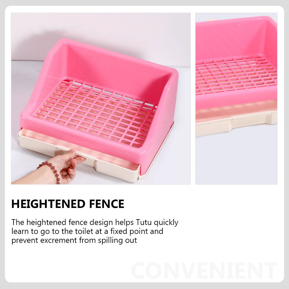 Anti-fall Bunny Potty Plastic Rabbit Litter Box Drawer Bunny Litter Box