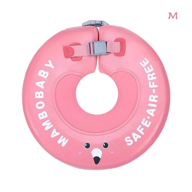 Baby Zwembad Bad Effen Veiligheid Niet Nodig Opblaasbare Baby Zwemmen Drijvende Kinderen Float Neck Ring Zwemmen Accessoires: TPU cover M pink