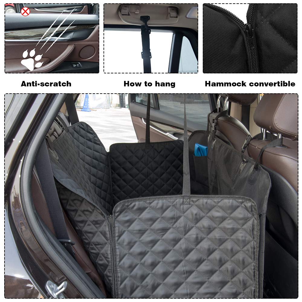 Hond Stoelhoezen Waterdicht Hond Seat Cover voor Achterbank met Visuele Venster Hond Auto Stoelhoezen Hond Auto Hangmat voor Auto 'S Vrachtwagens