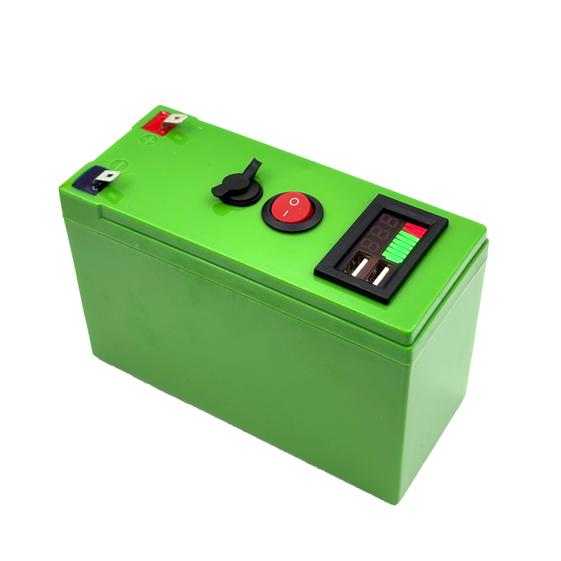 Upgraded LiFePO4 Lithium Battery 24V 150Ah 18650 BatteryPortable Rechargeable Battery Built-in Power display Port Charging