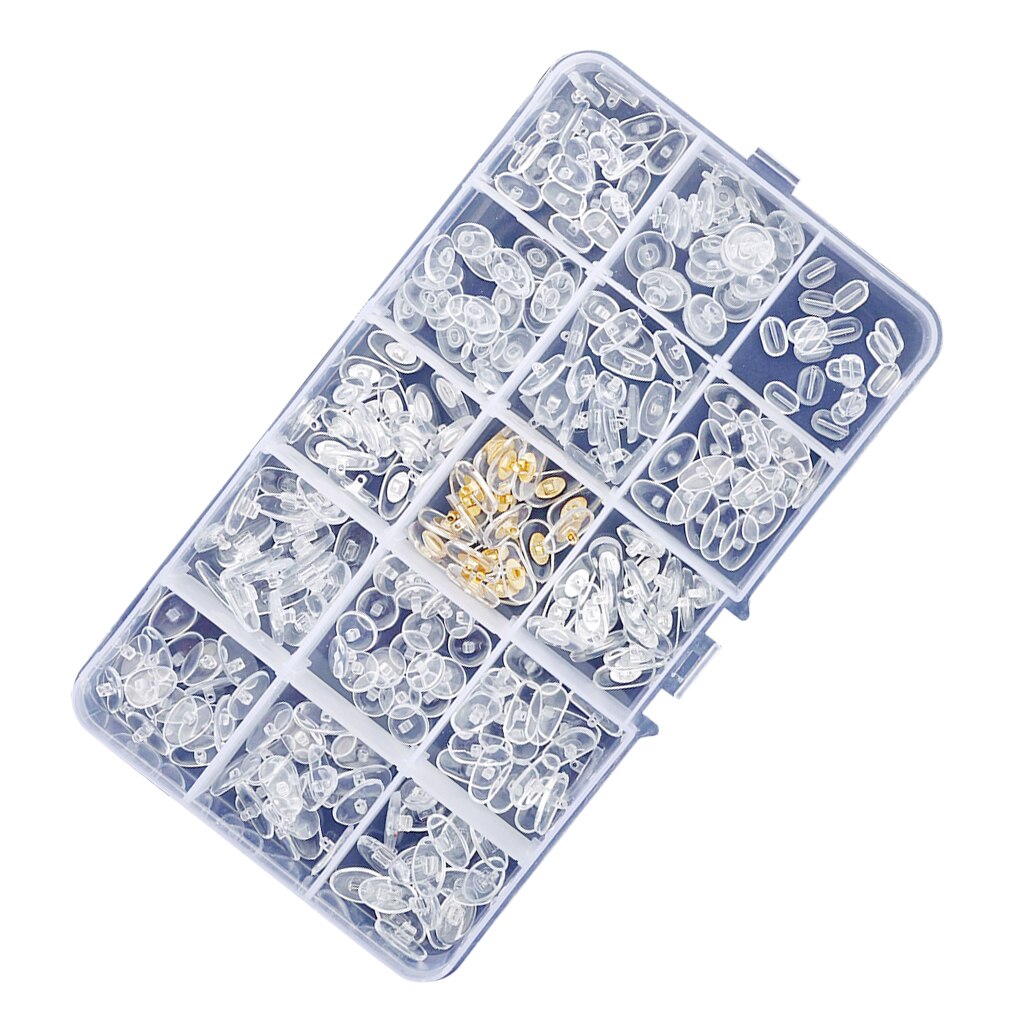 150 Pairs Siliconen Neus Pads Voor Brillen Zachte Neus Pads Voor Bril Zonnebril Schroeven Voor Glazen Reparatie Kit: Default Title