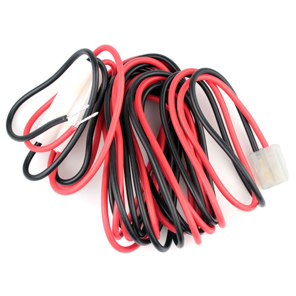 Black Red DC Power Cable Cord for Mobile Radio YAESU ICOM Kenwood 3 m Power Cords Extension Cords