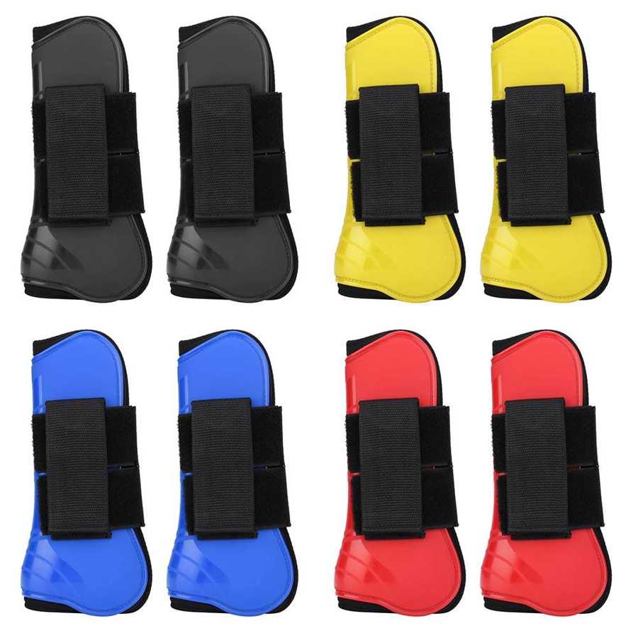 1 Pair Durable Equestrian Equipment Horse Jumping Leg Boot Protection Support FT