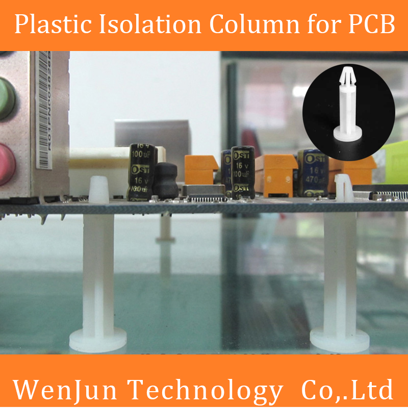 50pcs Screw Isolation Column Tools Separation pillar for PCB / Video Card Plastic Interval column 25mm