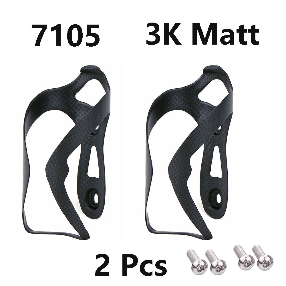 ELITAONE Bicycle Carbon Fibre Bottle Holder MTB Road Bike Carbon Water Bottle Cage Cycling: 2PCS