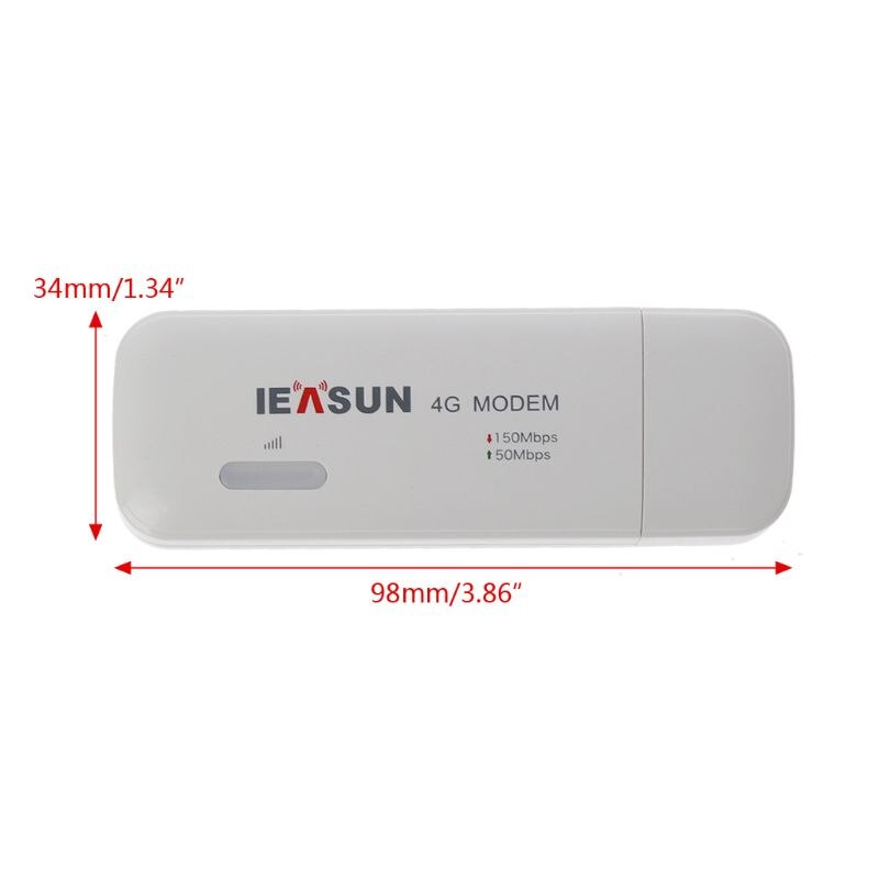 Adaptador de red de módem USB 4G LTE con WiFi, punto de acceso, tarjeta SIM, enrutador inalámbrico 4G